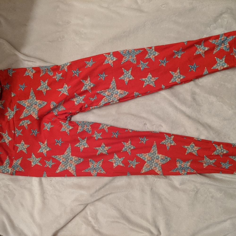 T&C lularoe patriotic leggings